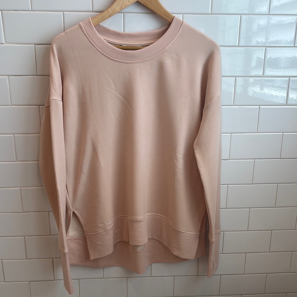 Athleta Blush Pink Crewneck Sweatshirt